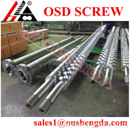 double screw and cylinder for pe extruder machine